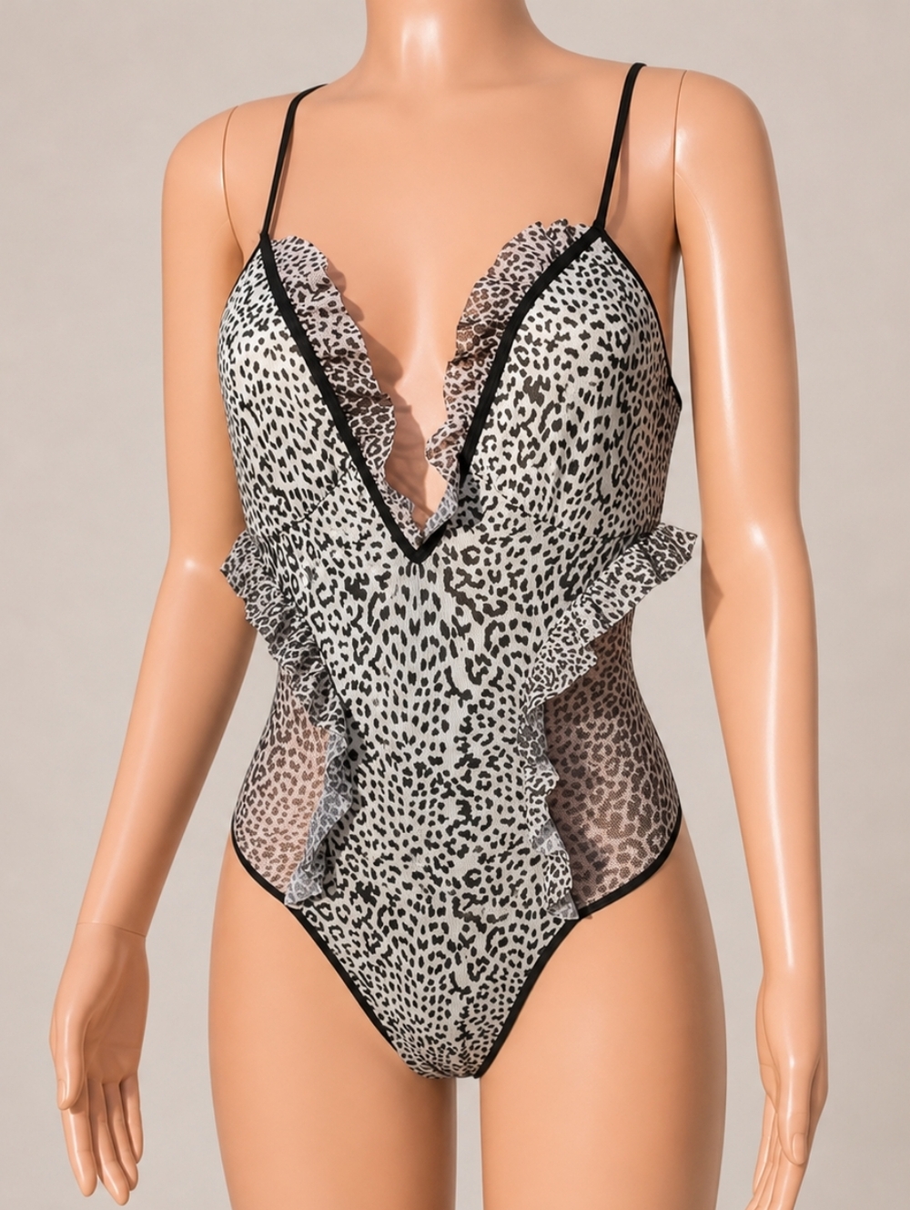 Rare HTF Chaser Leopard Swimsuit S